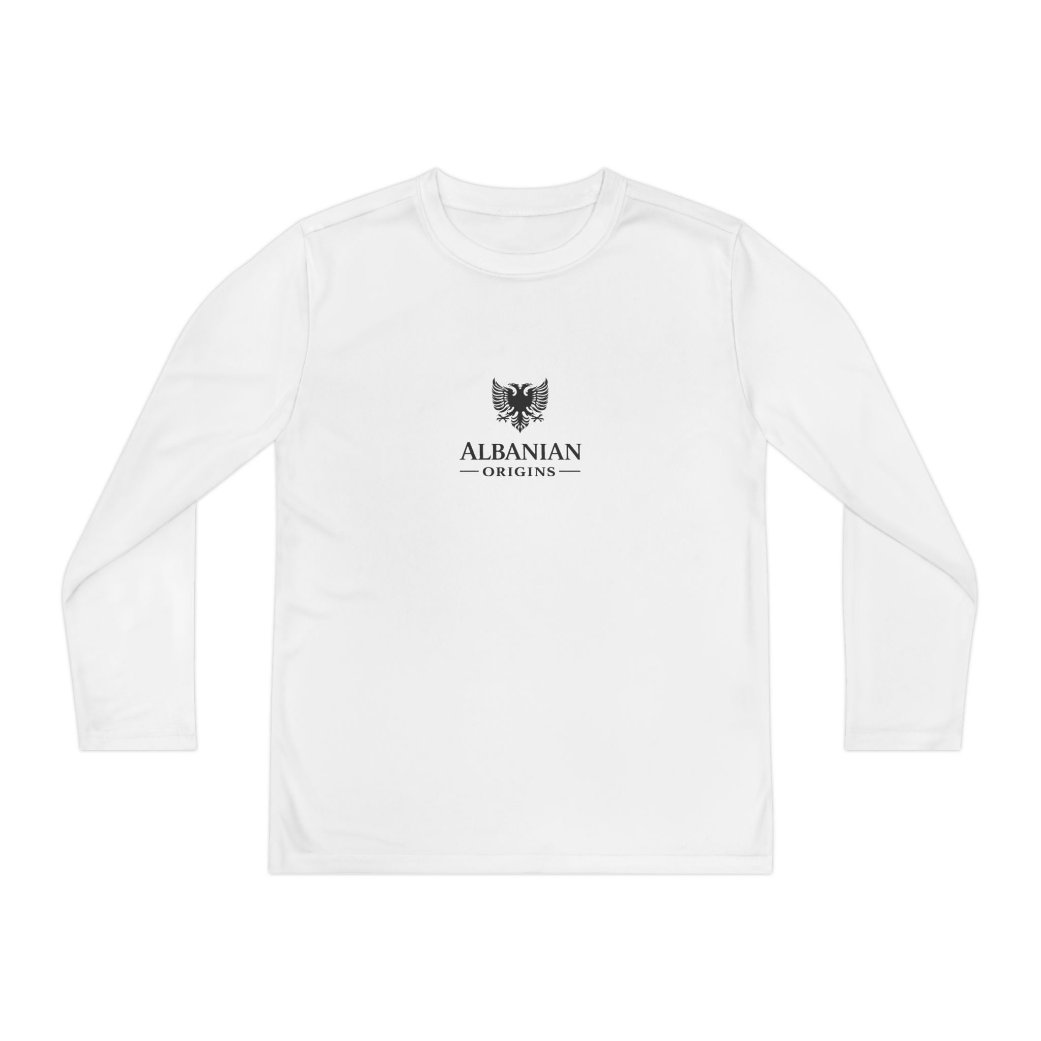 Youth Long Sleeve Competitor Tee - Albanian Origins Eagle