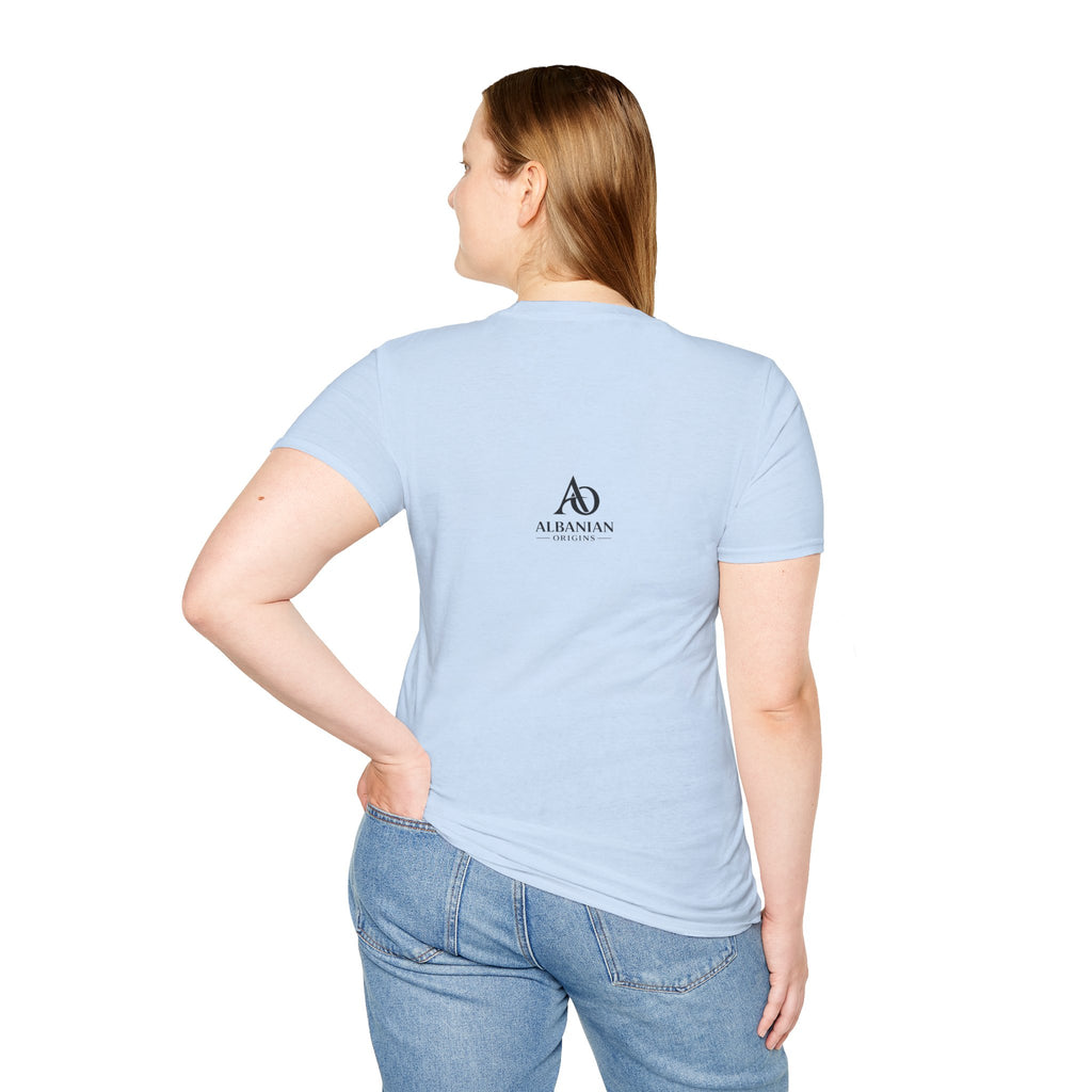 Unisex Softstyle T-Shirt - Albanians Against Corruption - Albanian Origins