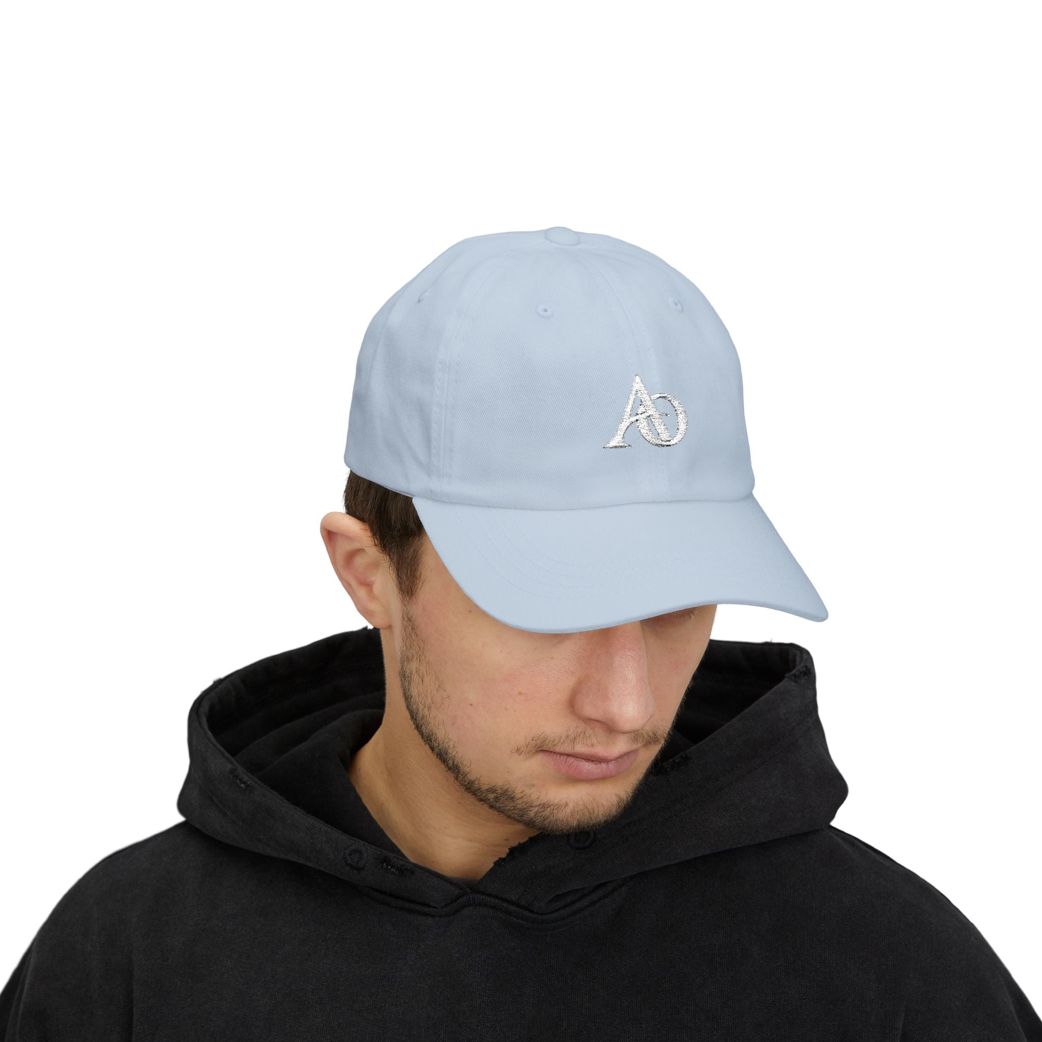 Classic Cap - AO White Logo (Embroidery) - Albanian Origins