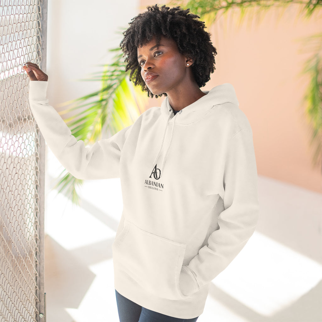 Albanian Origins - Three-Panel Fleece Hoodie