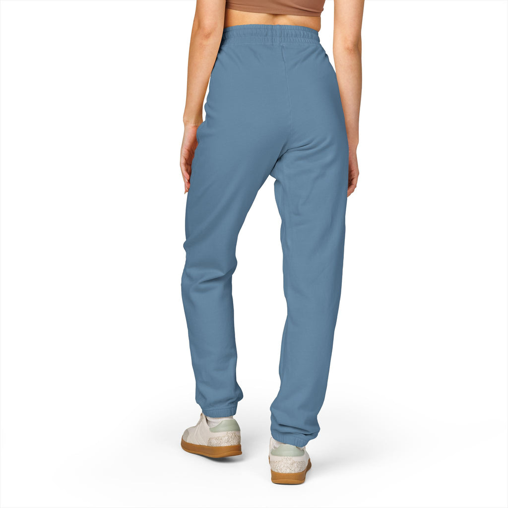 Unisex Garment-Dyed Fleece Sweatpants - Albanian Origins Eagle Design