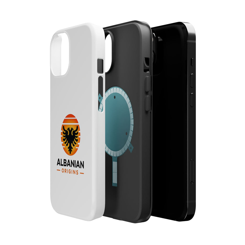 Magnetic Impact-Resistant Cases - Albanian Origins Sun Logo