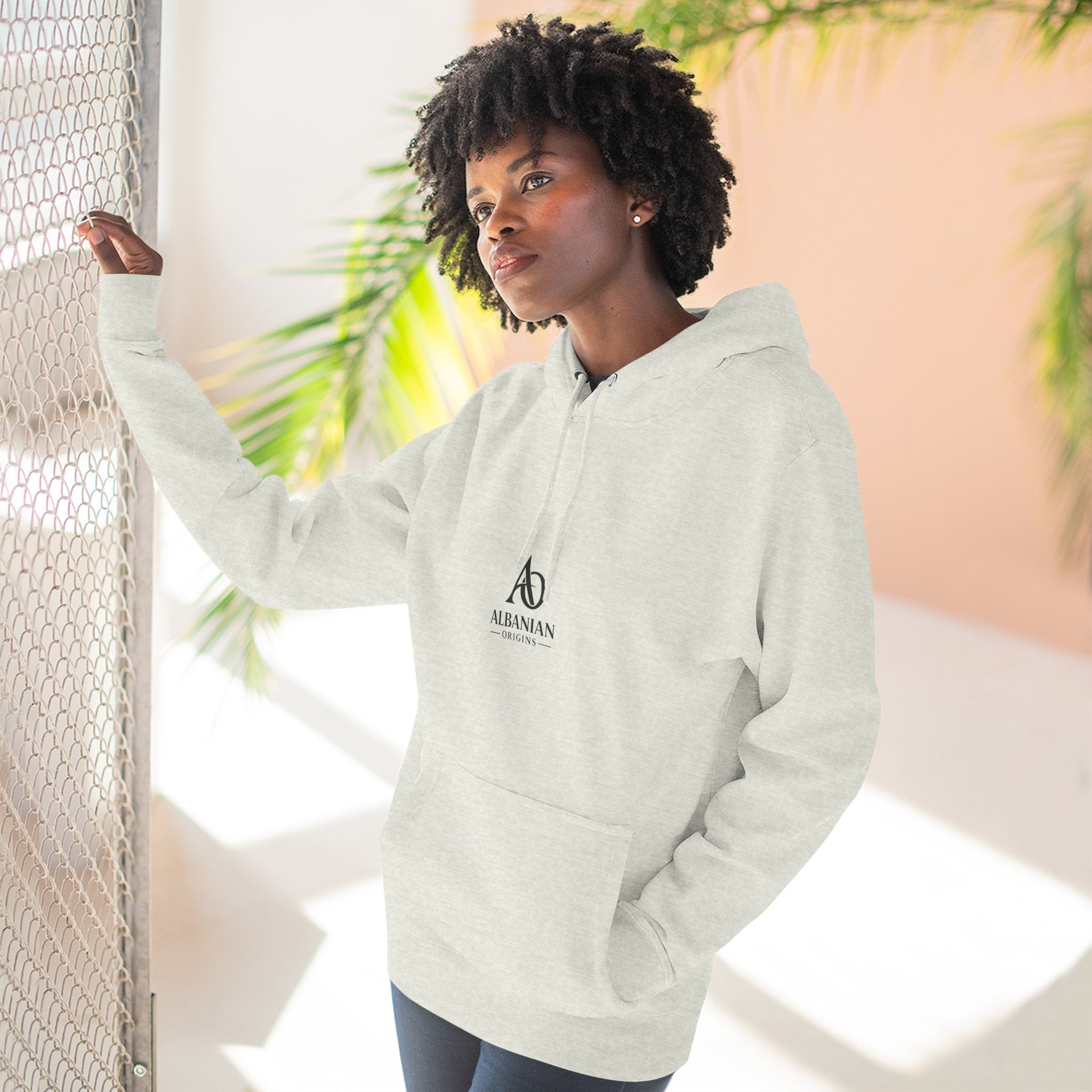 Albanian Origins - Three-Panel Fleece Hoodie