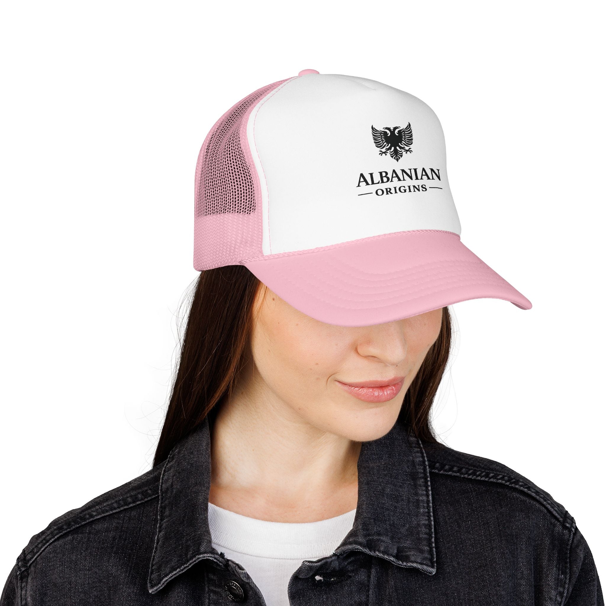 Foam Trucker Hat - Albanian Origins Eagle