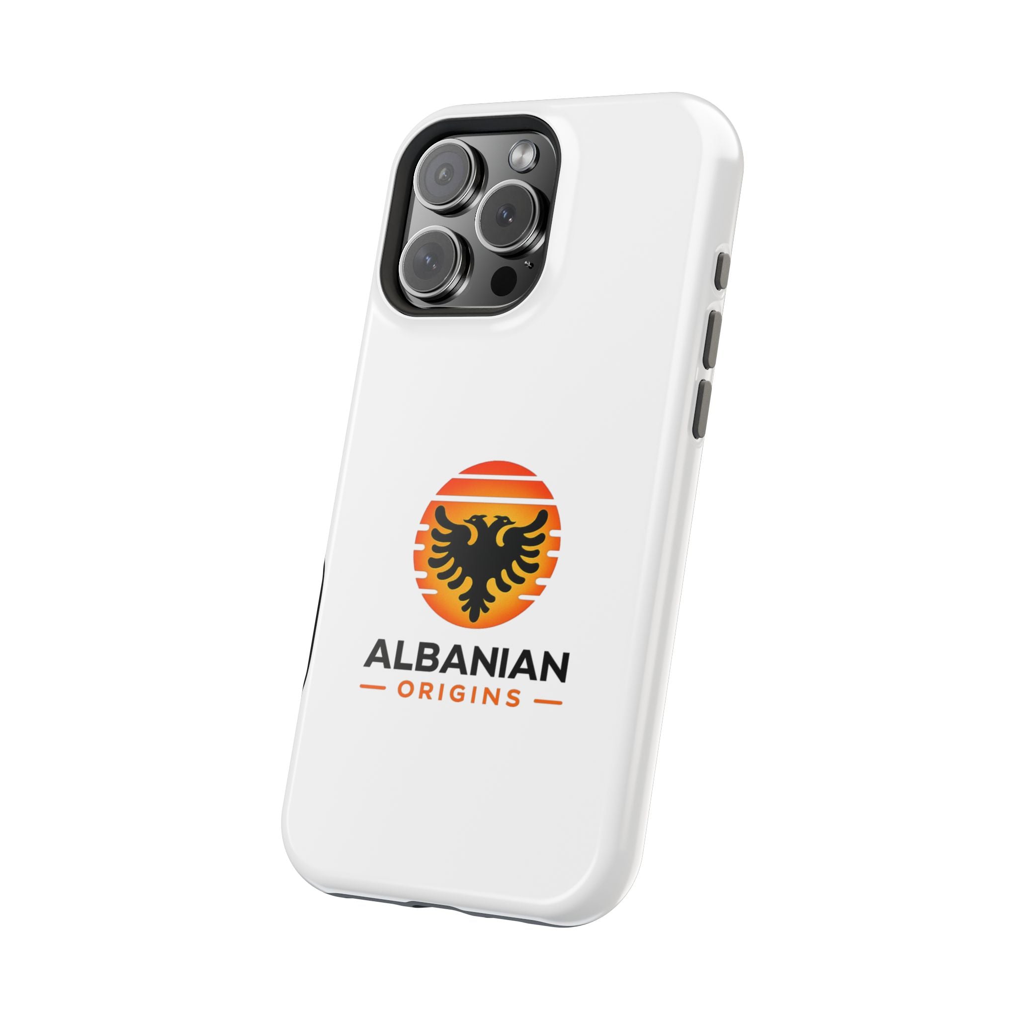 Magnetic Impact-Resistant Cases - Albanian Origins Sun Logo