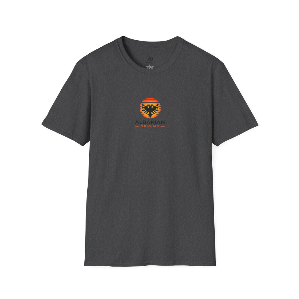 Unisex Softstyle T-Shirt - Albanian Origins Sun Logo