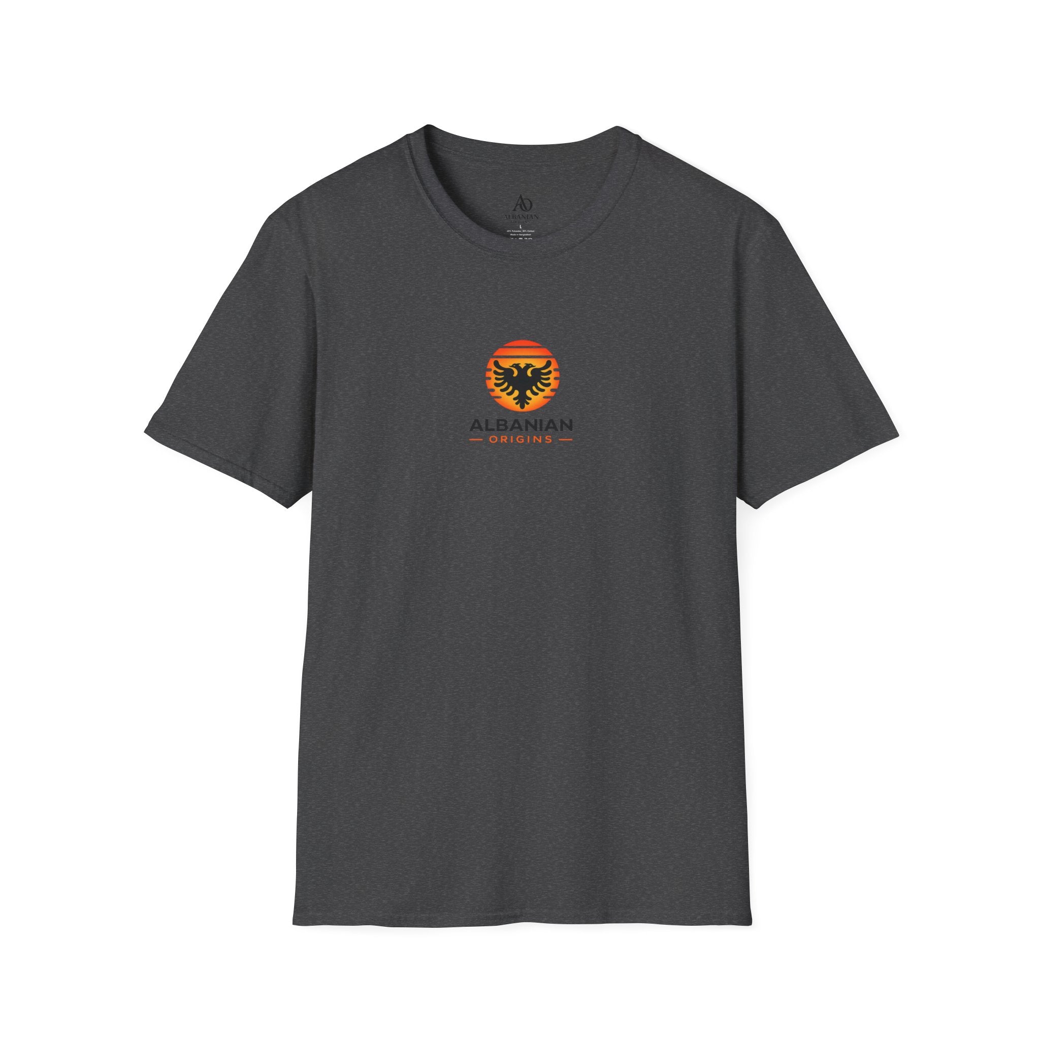 Unisex Softstyle T-Shirt - Albanian Origins Sun Logo