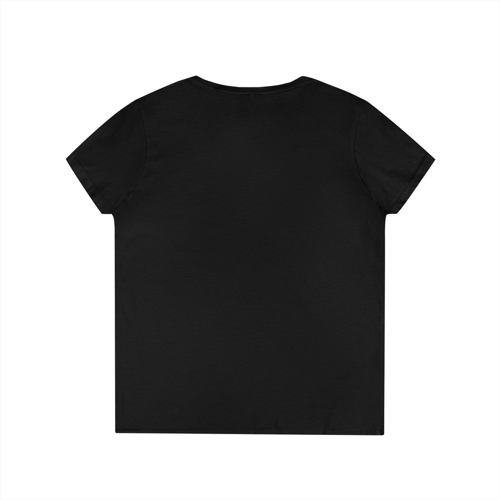 Ladies' V-Neck T-Shirt - AO Logo - Albanian Origins