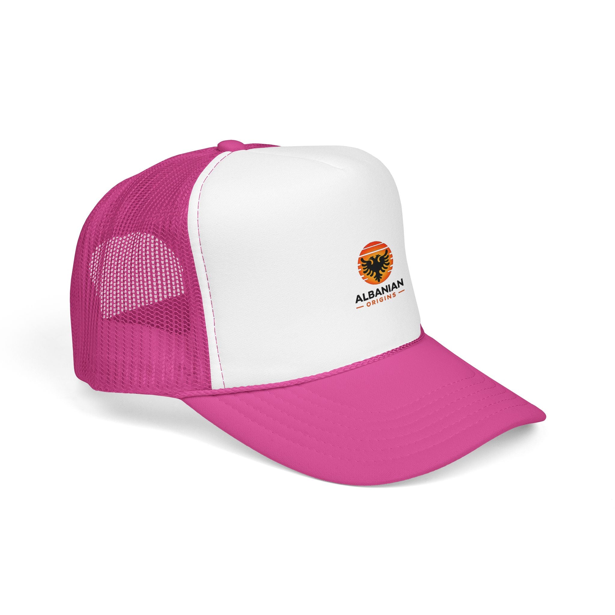 Foam Trucker Hat - Albanian Origins Sun Logo