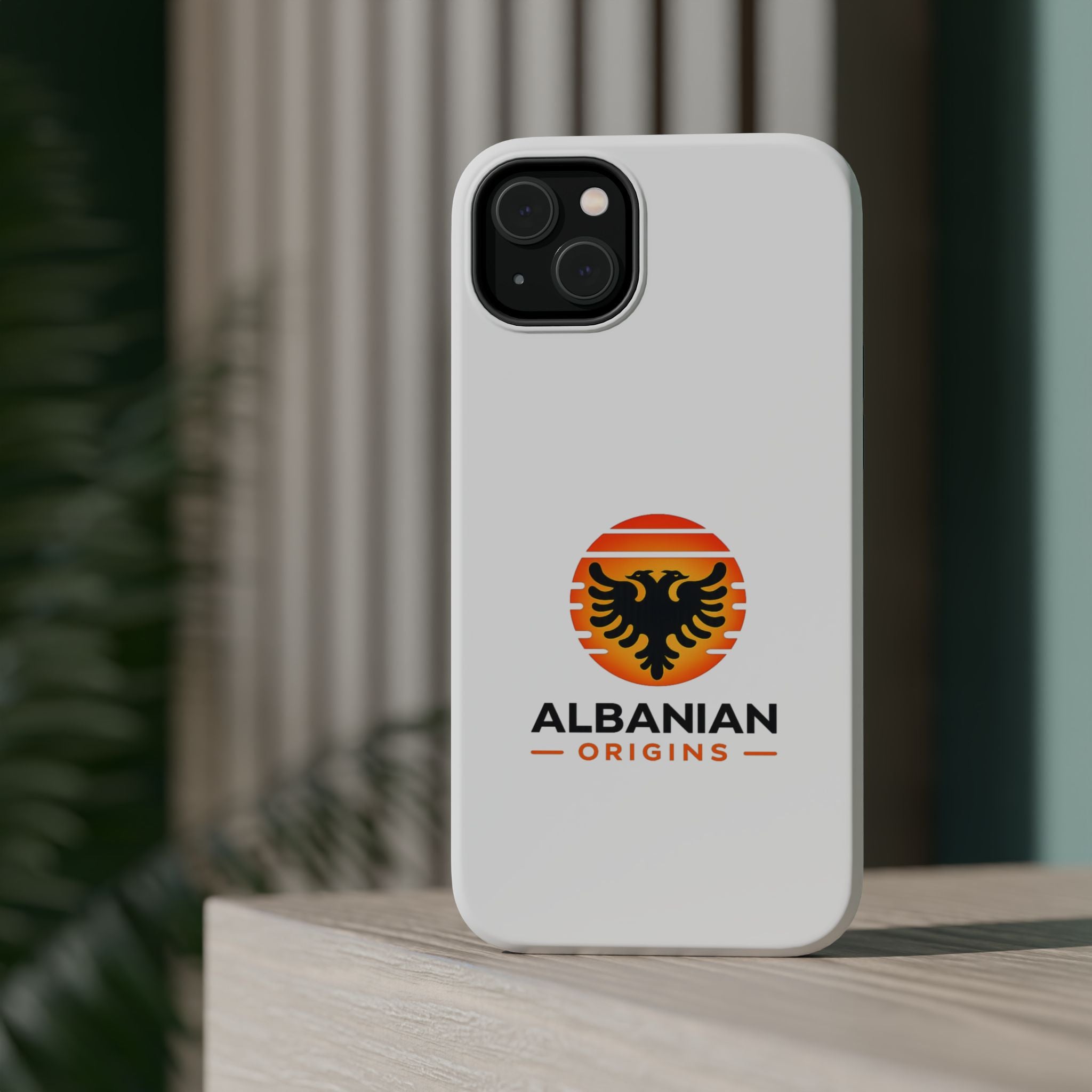 Magnetic Impact-Resistant Cases - Albanian Origins Sun Logo