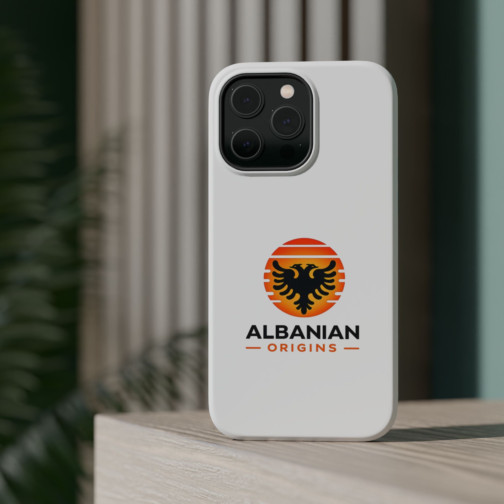 Magnetic Impact-Resistant Cases - Albanian Origins Sun Logo