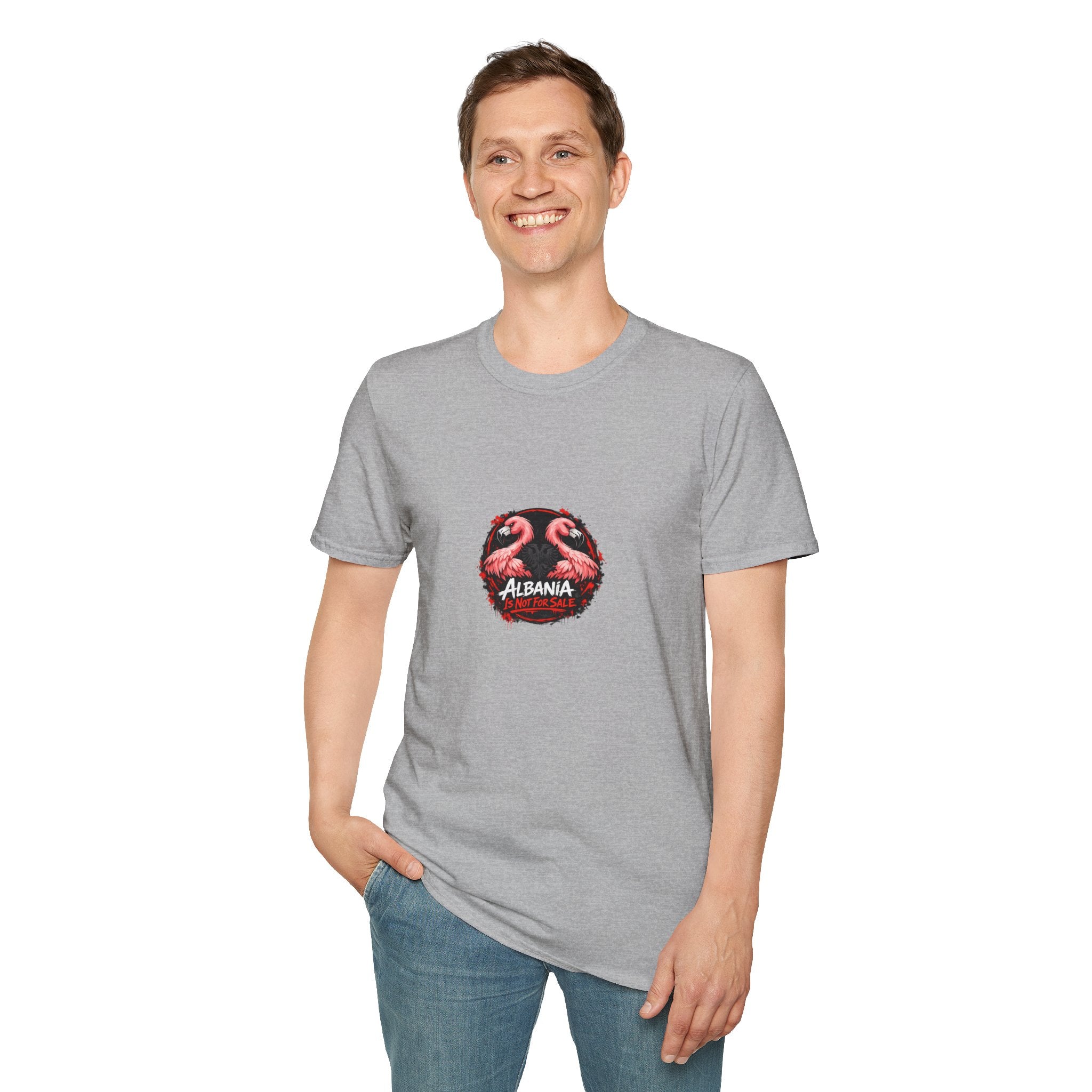 Unisex Softstyle T-Shirt - Albania is not for sale - Albanian Origins