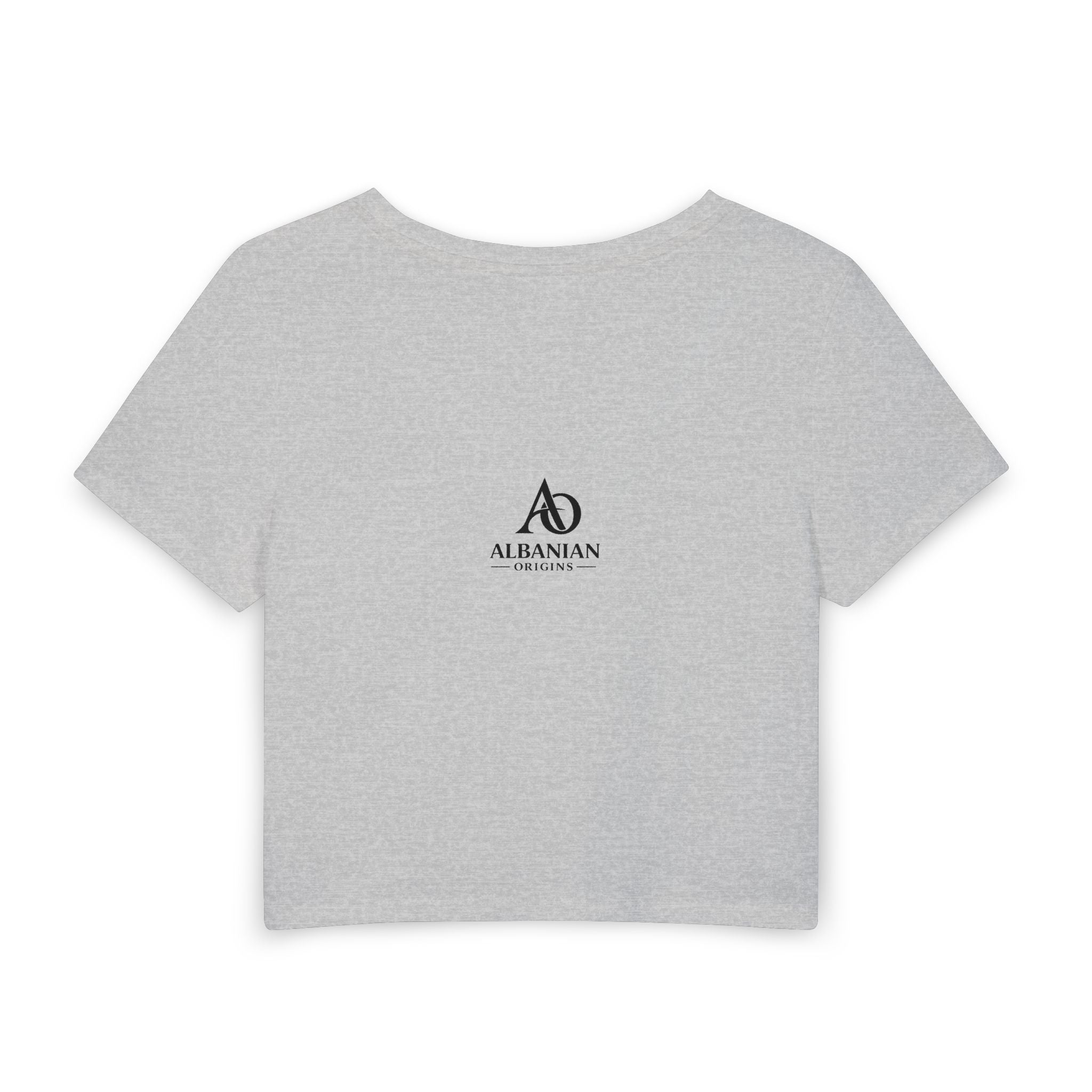 Women's Baby Tee -Flamingo Revolution - Albanian Origins