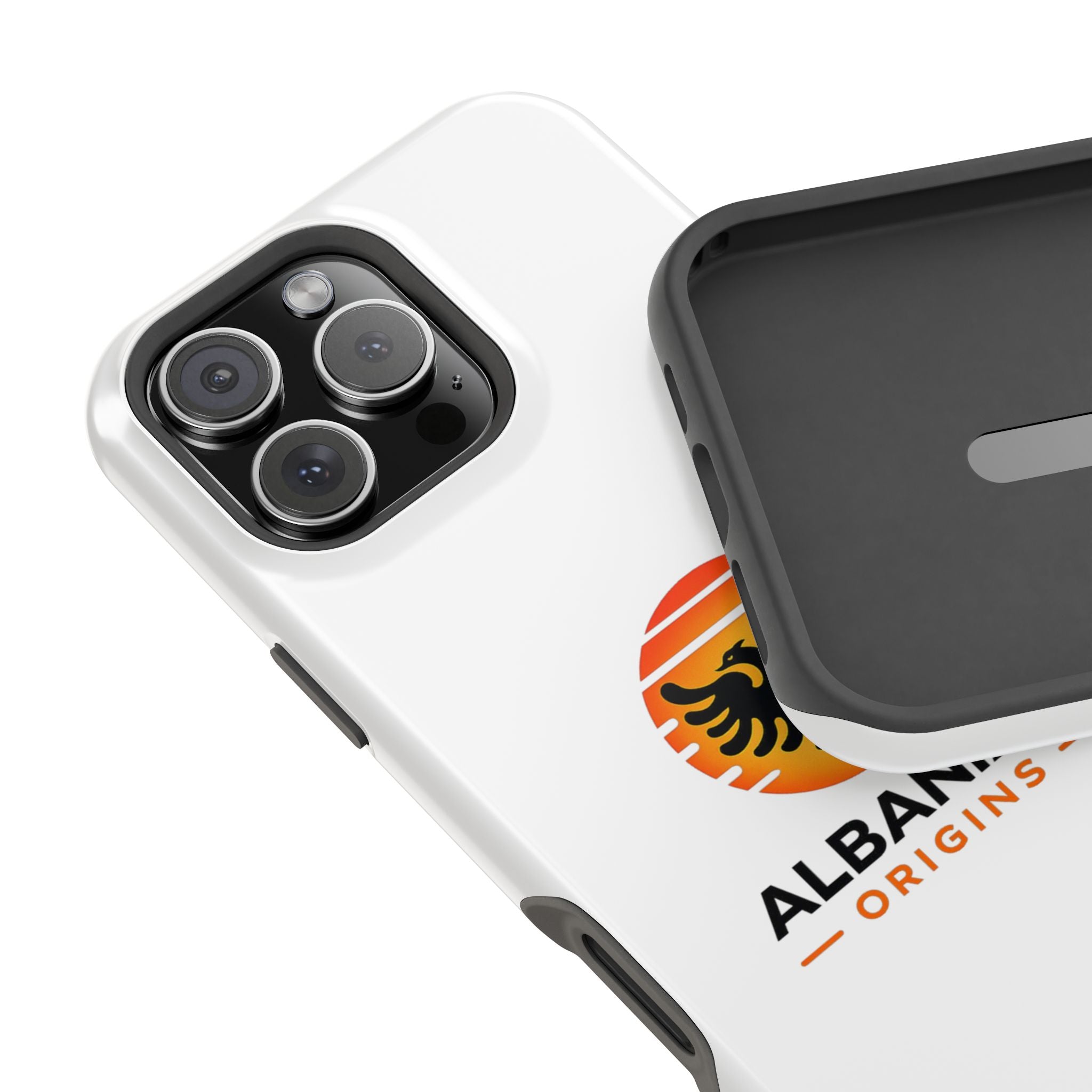 Magnetic Impact-Resistant Cases - Albanian Origins Sun Logo