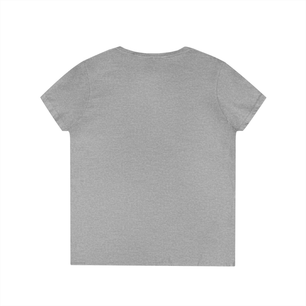 Ladies' V-Neck T-Shirt - AO Logo - Albanian Origins