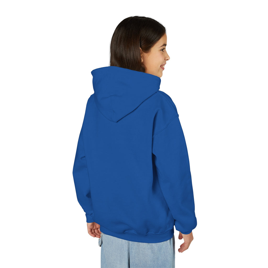 Youth Heavy Blend Hooded Sweatshirt - Albanian Origins Eagle