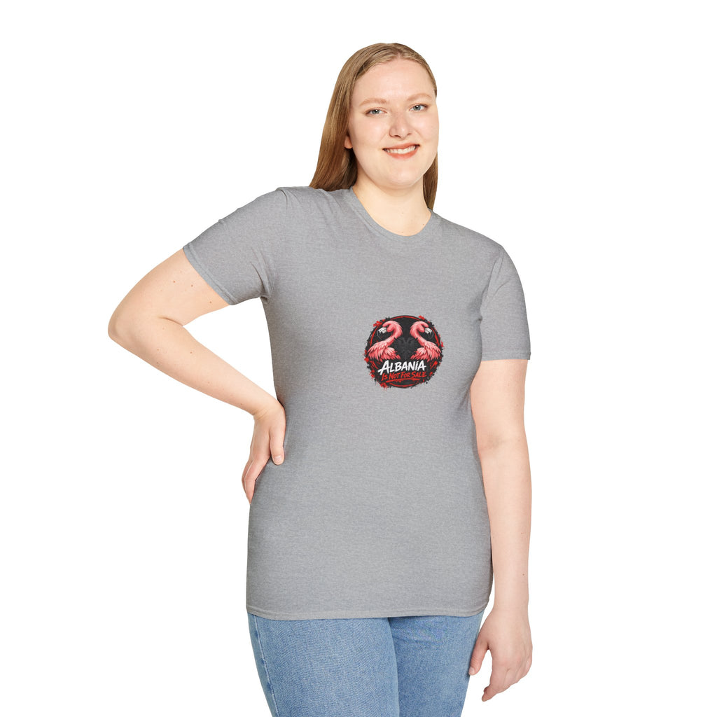 Unisex Softstyle T-Shirt - Albania is not for sale - Albanian Origins