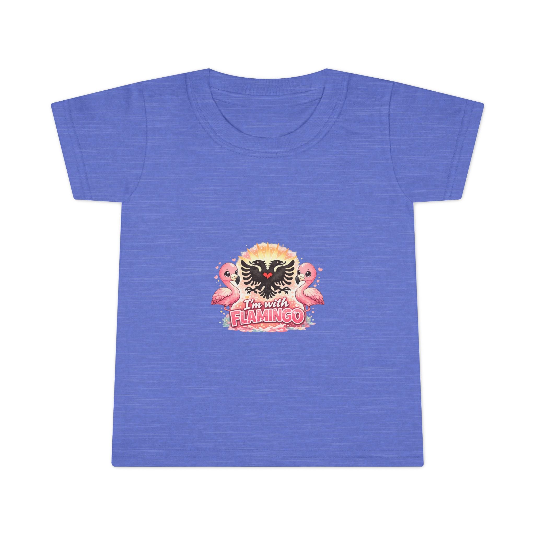 Toddler T-shirt - I'm With Flamingo - Albanian Origins