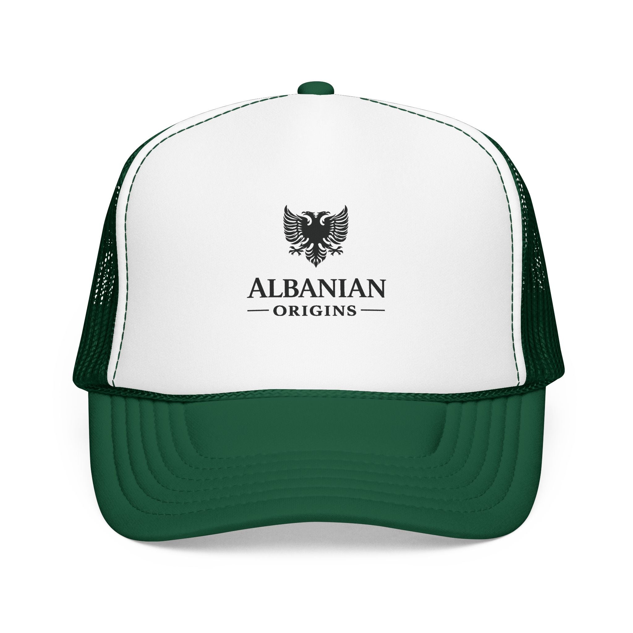 Foam Trucker Hat - Albanian Origins Eagle