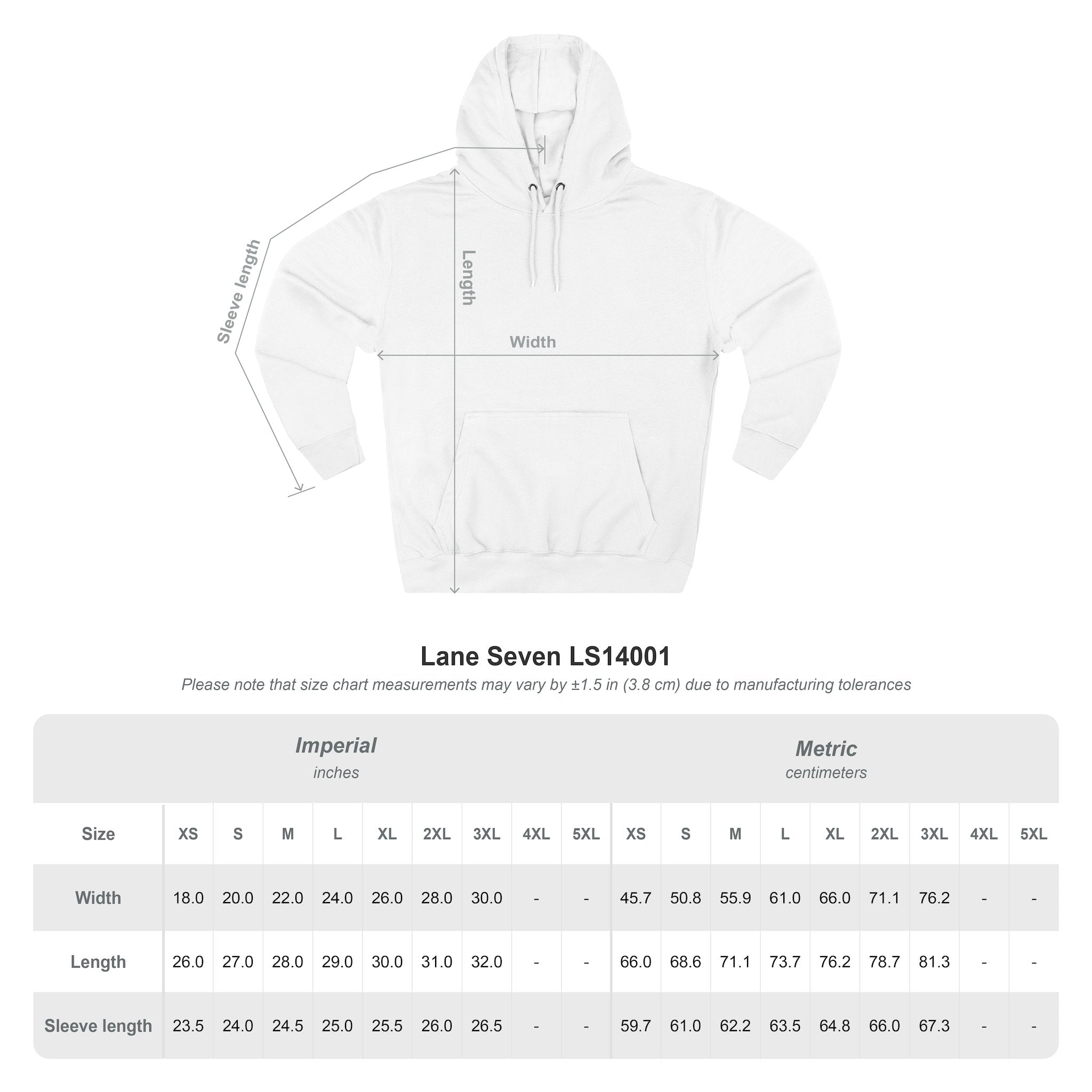 Three-Panel Fleece Hoodie - Albanian Origins Logo
