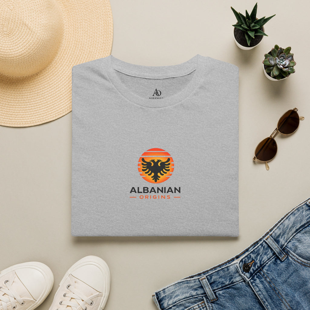 Unisex Softstyle T-Shirt - Albanian Origins Sun Logo