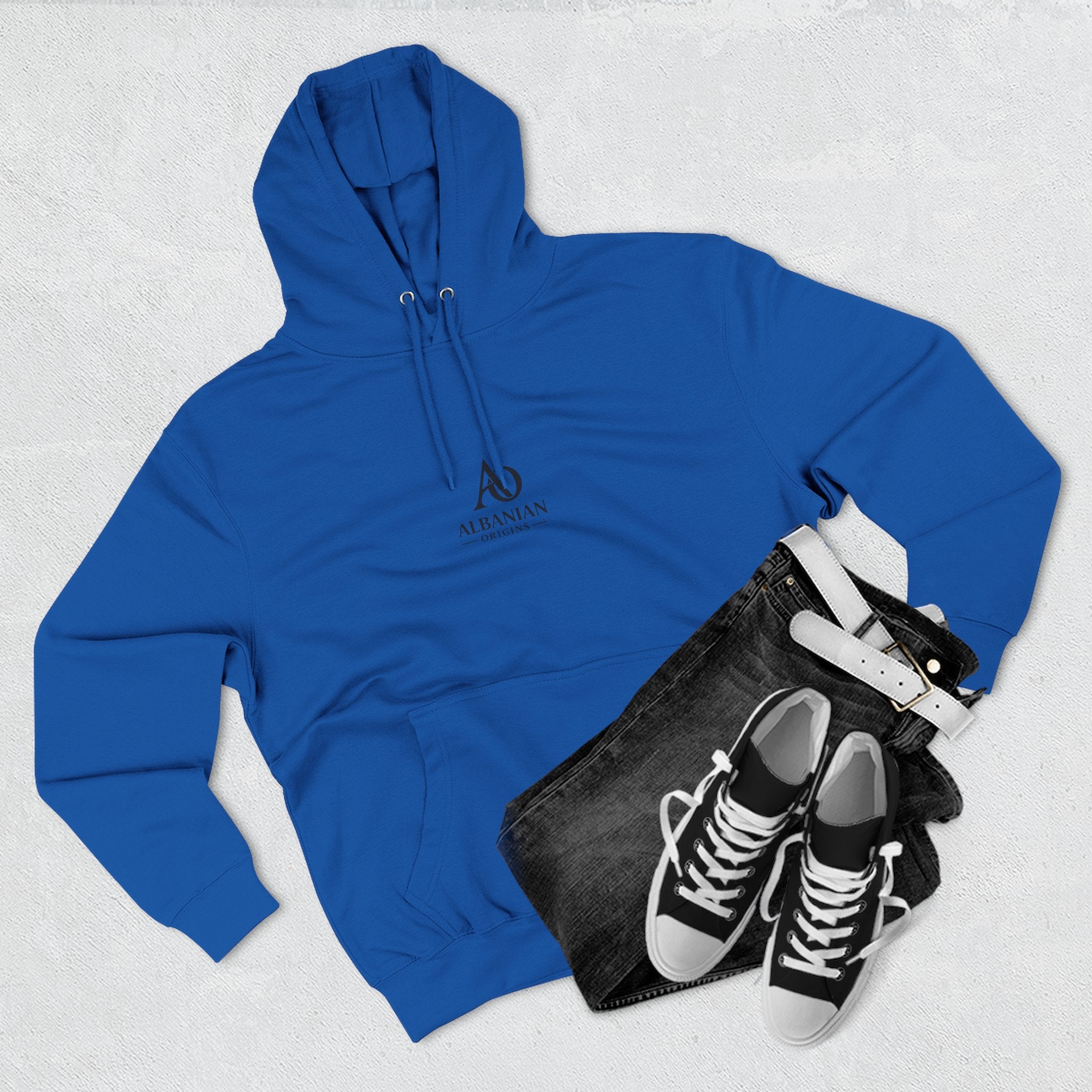 Albanian Origins - Three-Panel Fleece Hoodie