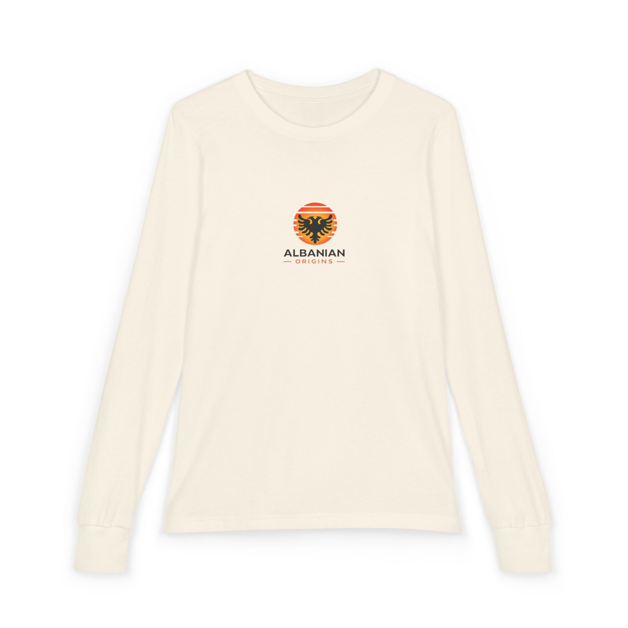 Youth Jersey Long Sleeve Tee - Albanian Origins Sun Logo
