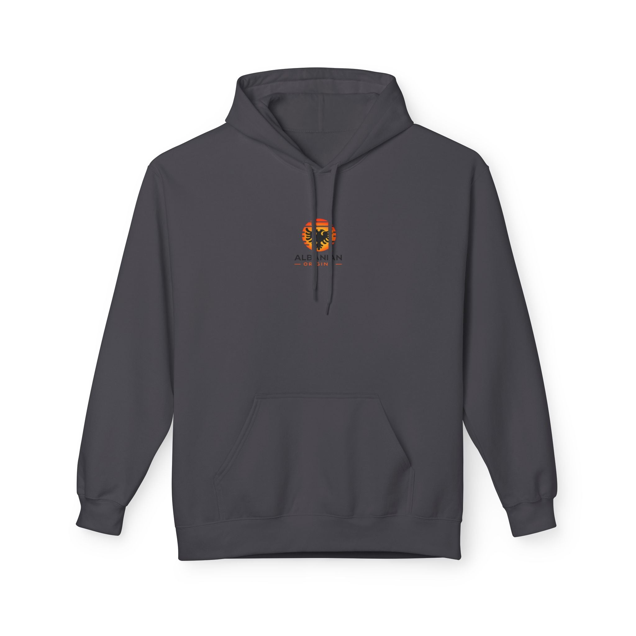 Unisex Midweight Softstyle Fleece Hoodie - Albanian Origins Sun Logo