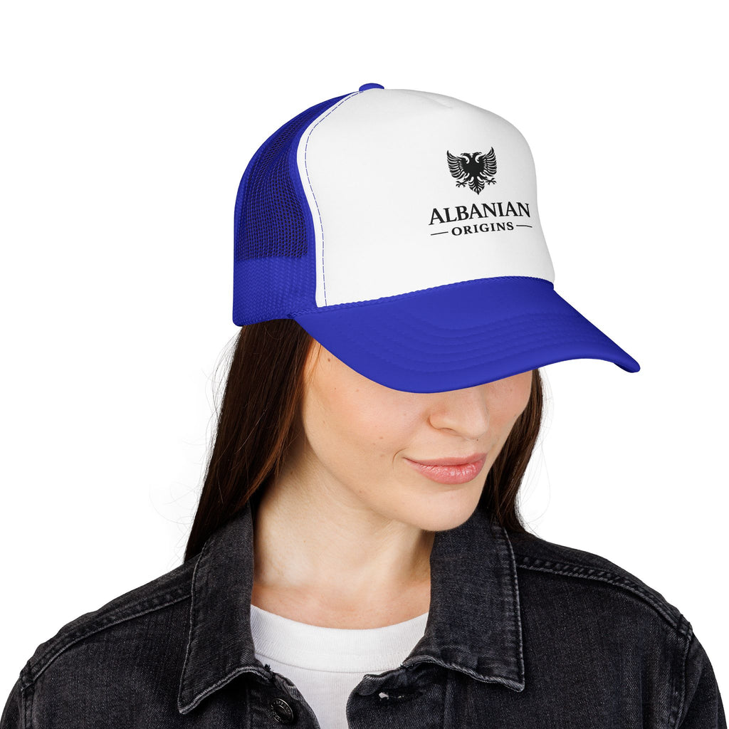 Foam Trucker Hat - Albanian Origins Eagle