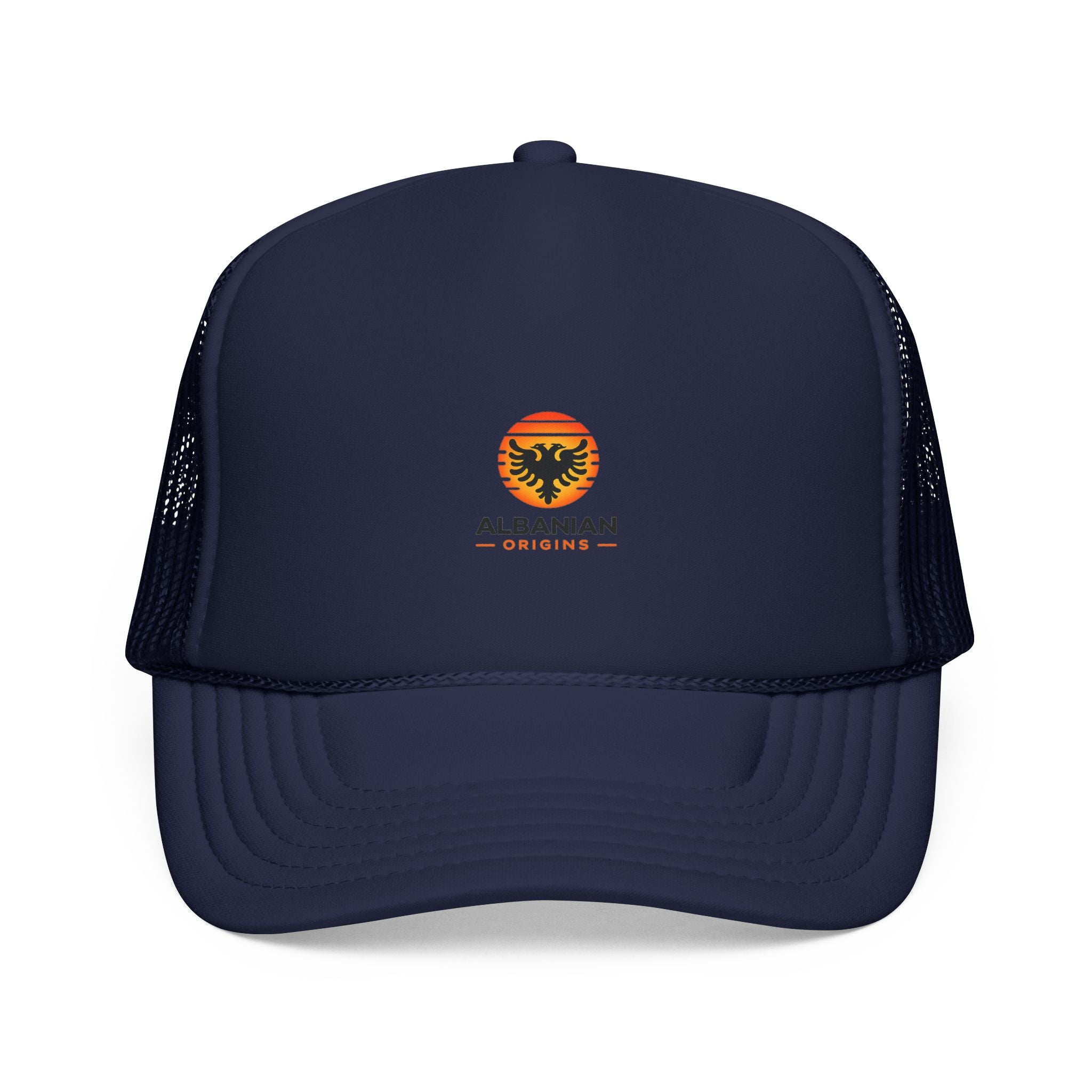Foam Trucker Hat - Albanian Origins Sun Logo