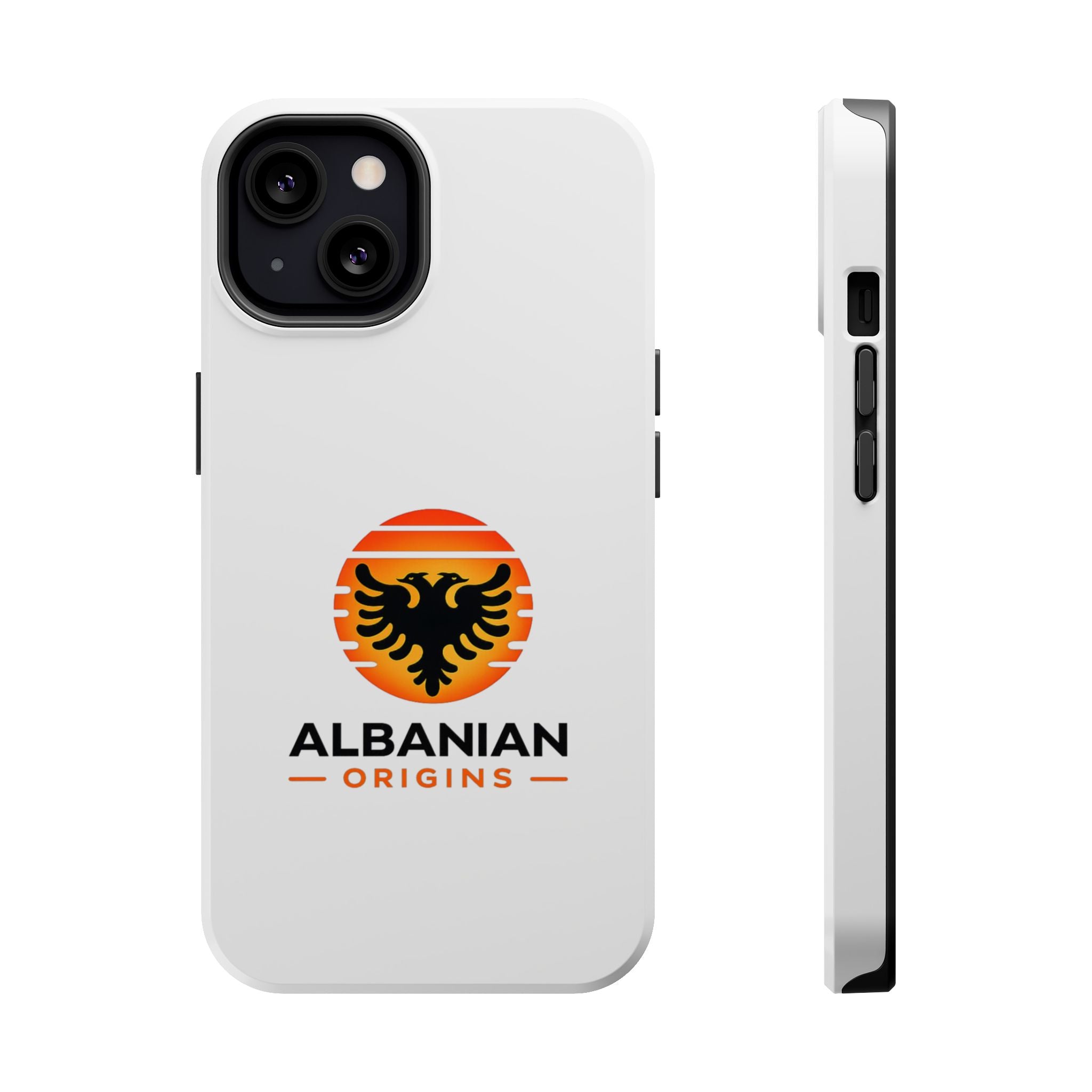 Magnetic Impact-Resistant Cases - Albanian Origins Sun Logo