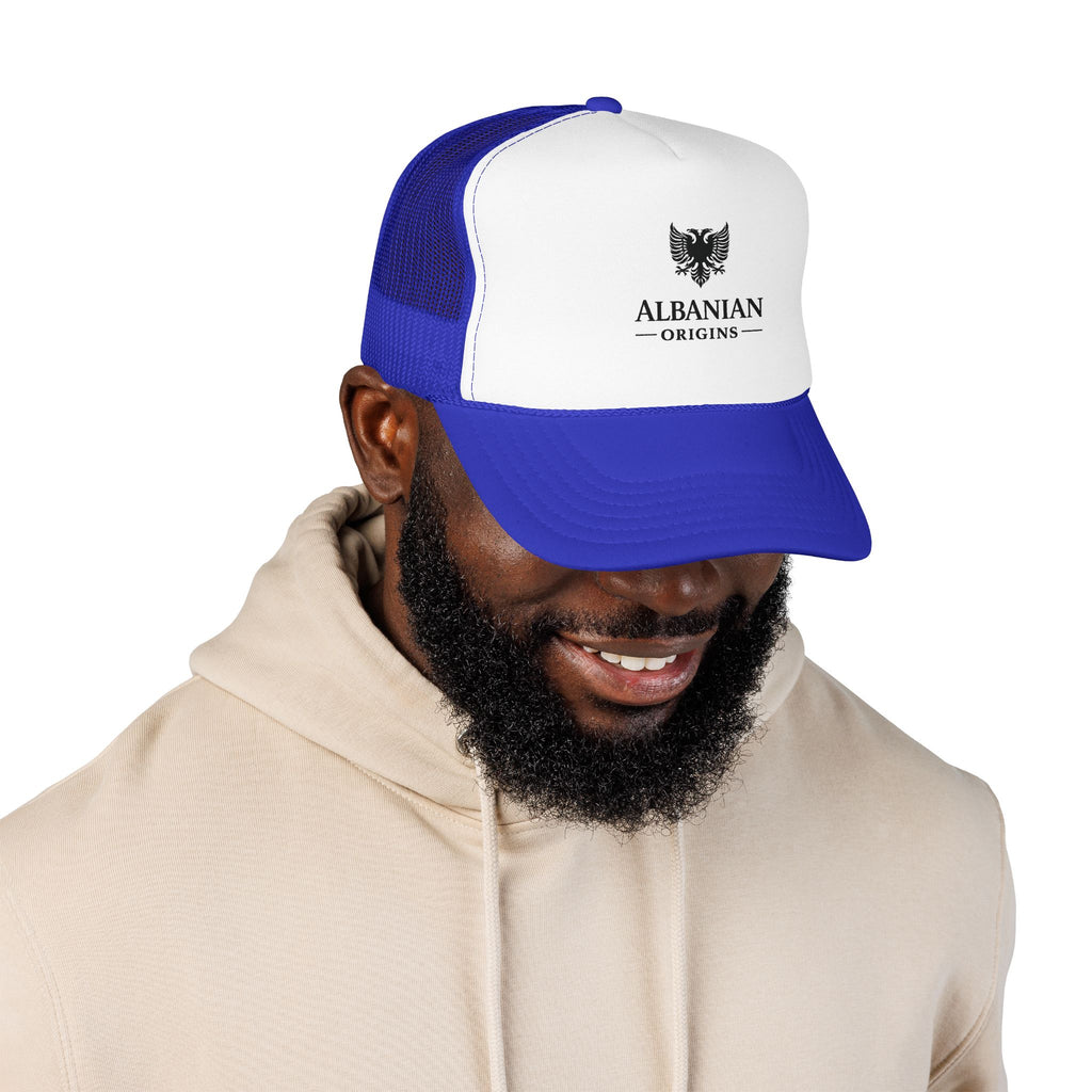 Foam Trucker Hat - Albanian Origins Eagle