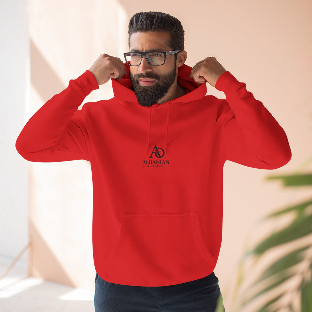 Albanian Origins - Three-Panel Fleece Hoodie
