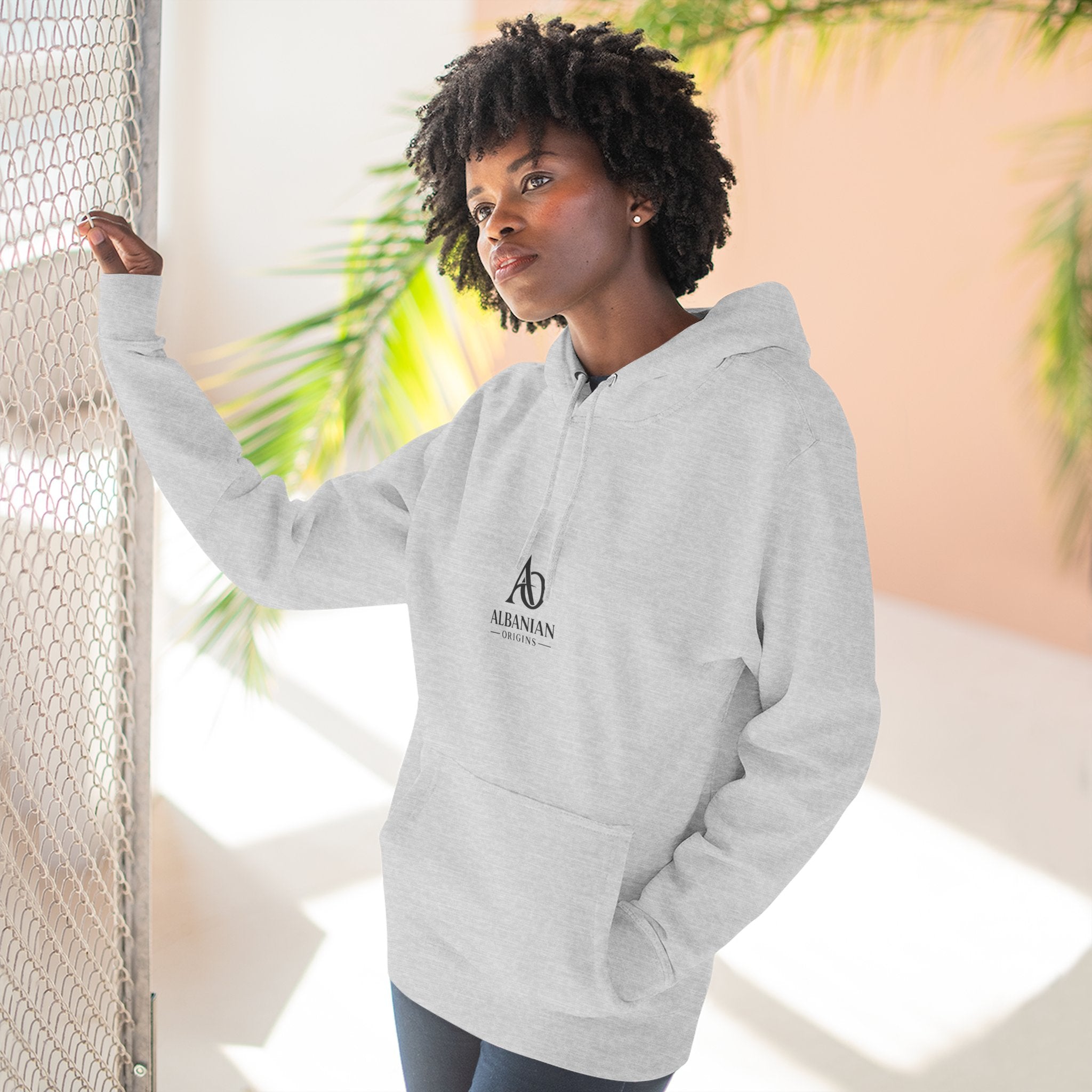 Albanian Origins - Three-Panel Fleece Hoodie