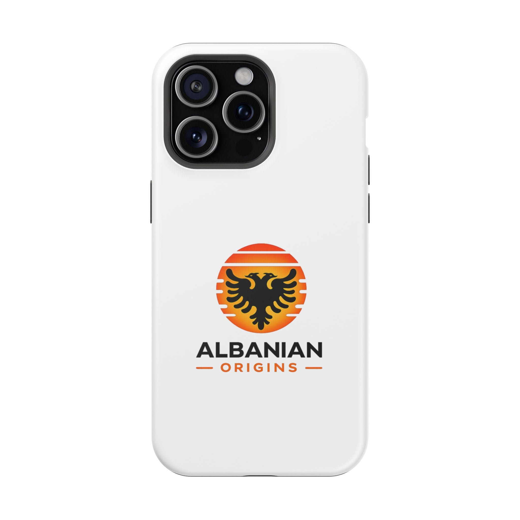 Magnetic Impact-Resistant Cases - Albanian Origins Sun Logo