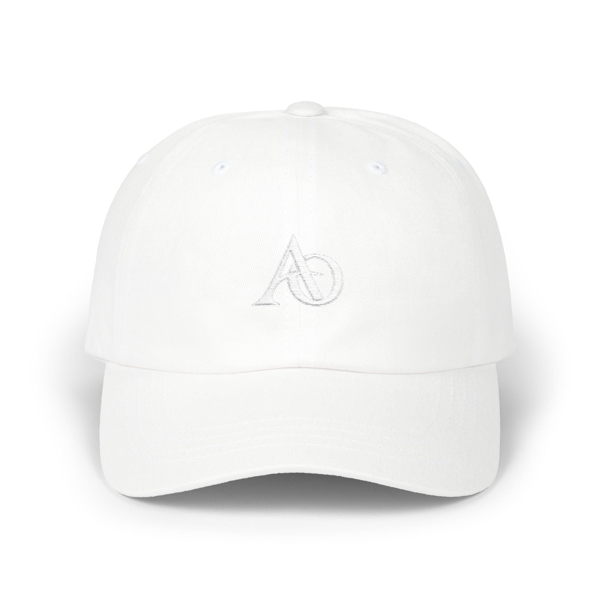 Classic Cap - AO White Logo (Embroidery) - Albanian Origins