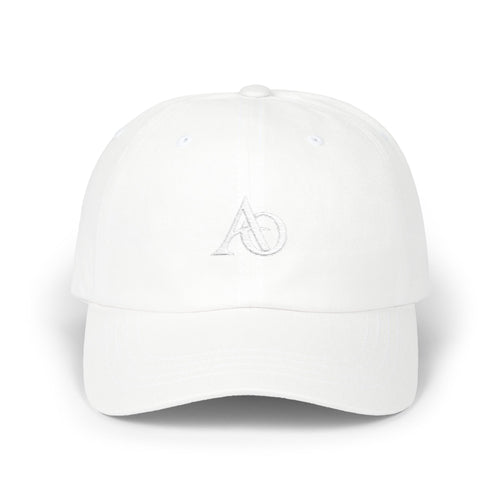 Classic Cap - AO White Logo (Embroidery) - Albanian Origins