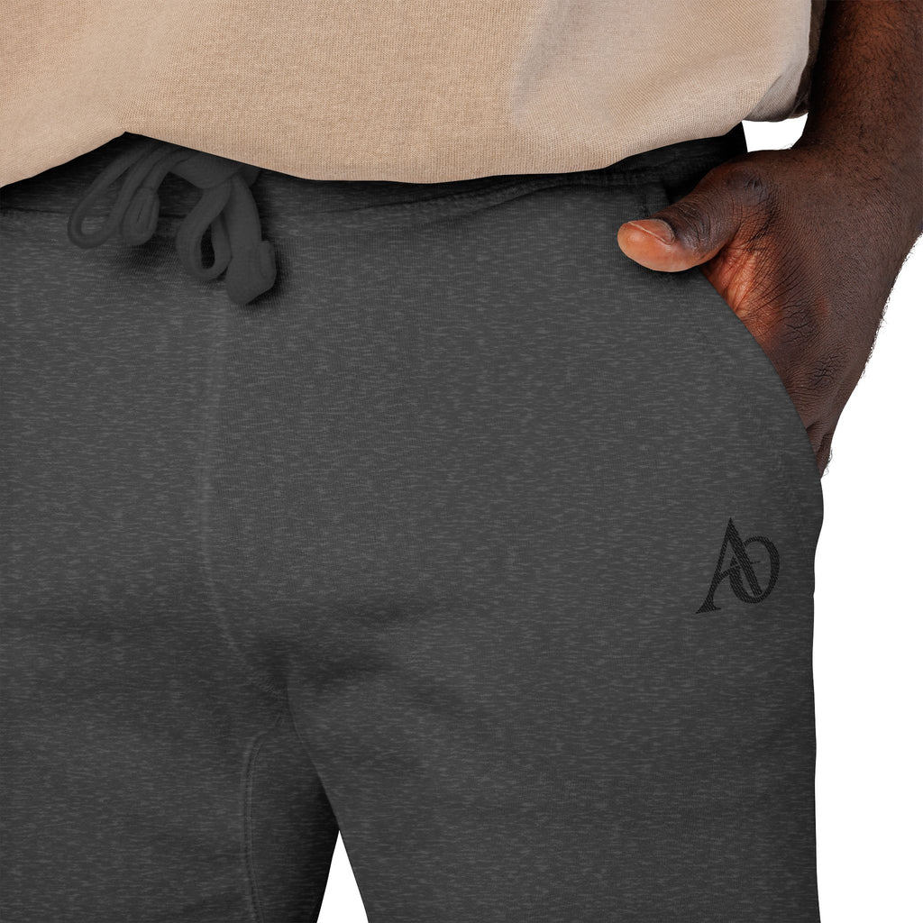 Unisex Fleece Sweatpants (Embroidery) - AO Logo - Albanian Origins