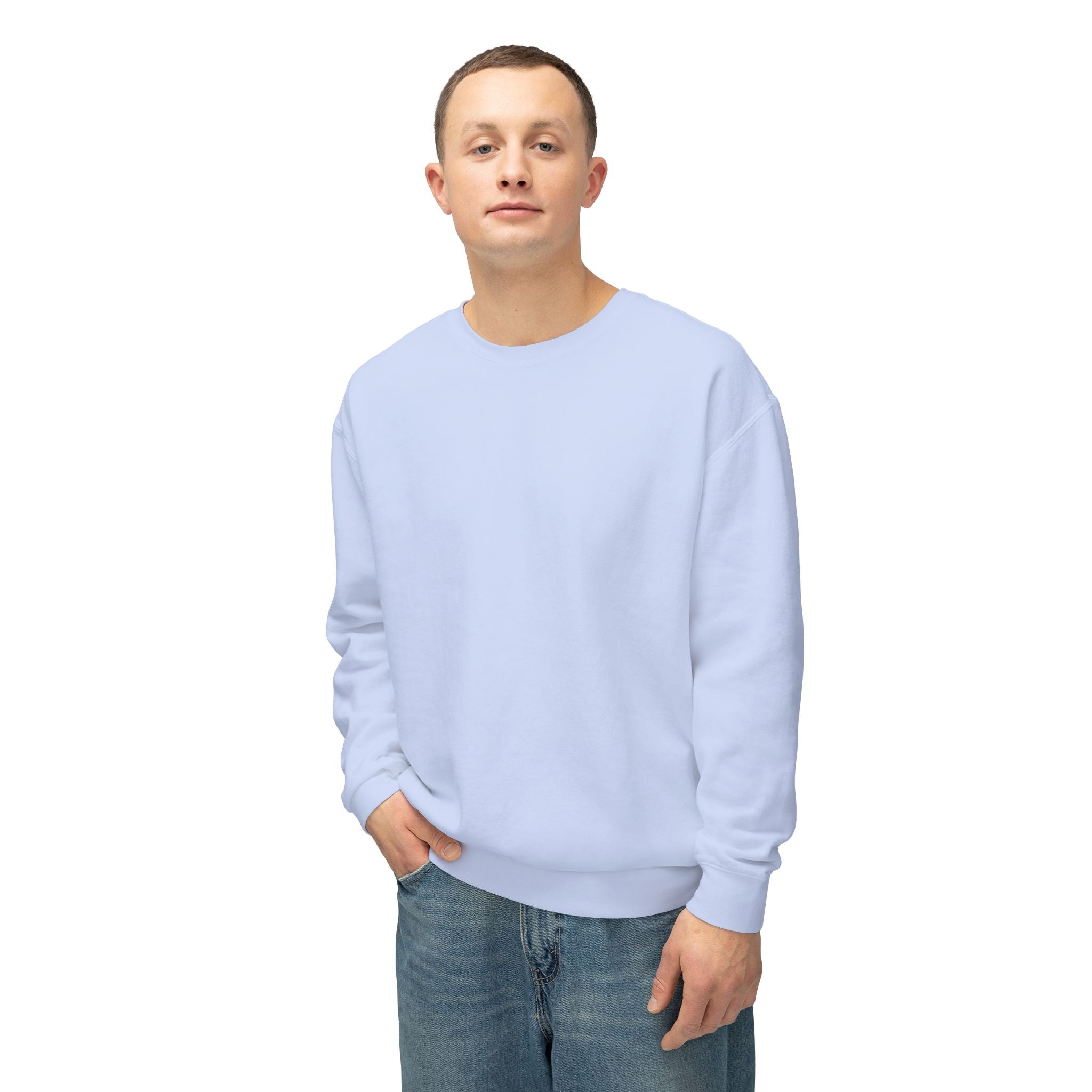 Unisex Lightweight Crewneck Sweatshirt - Albanian Origins