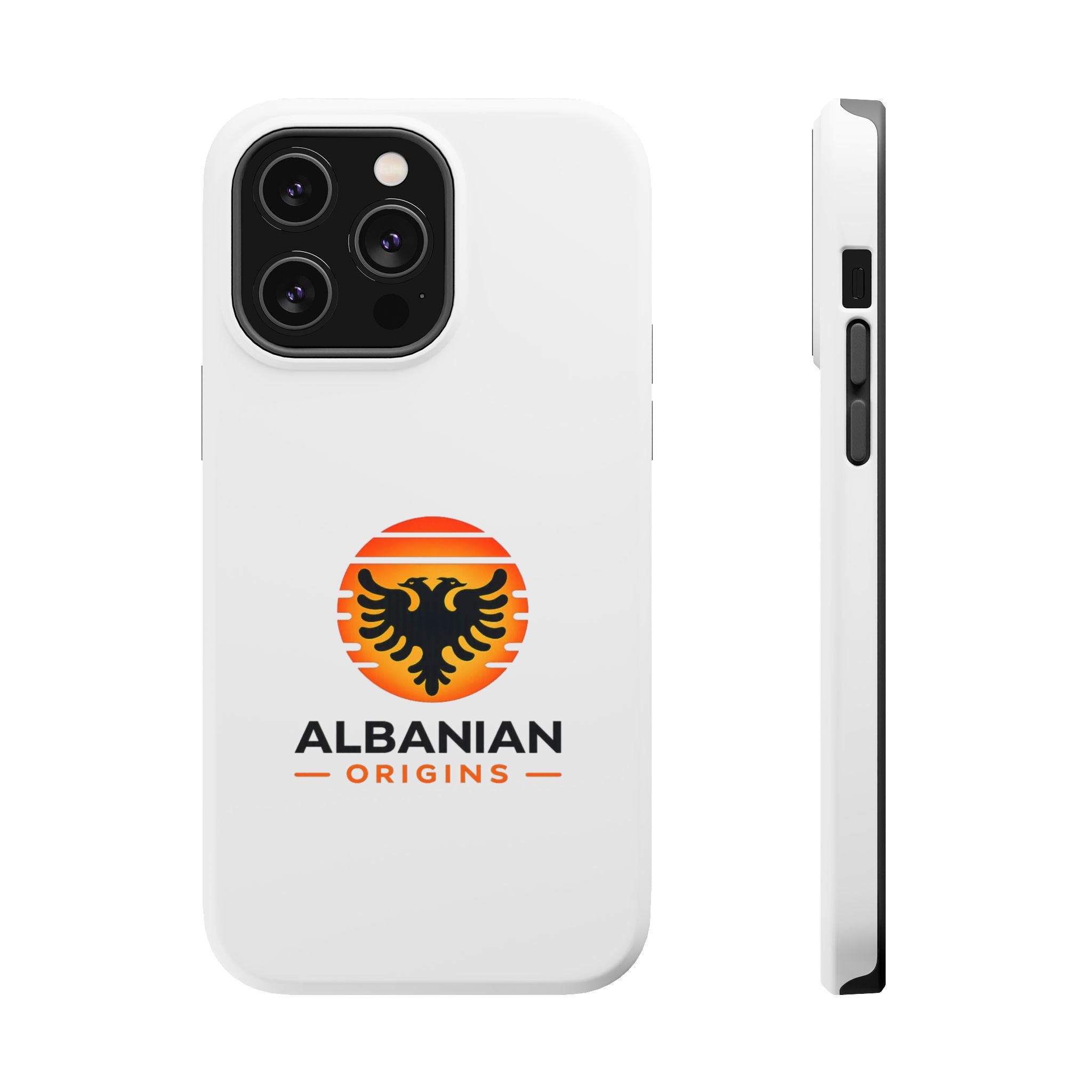 Magnetic Impact-Resistant Cases - Albanian Origins Sun Logo