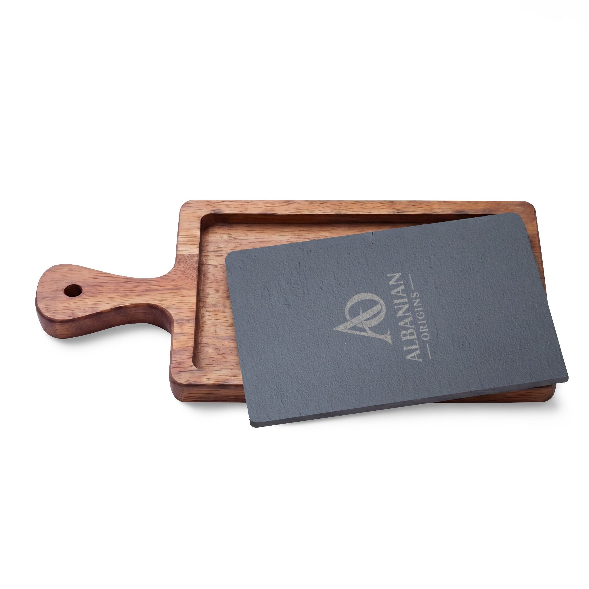 Charcuterie Board (Engraving) - Albanian Origins Logo