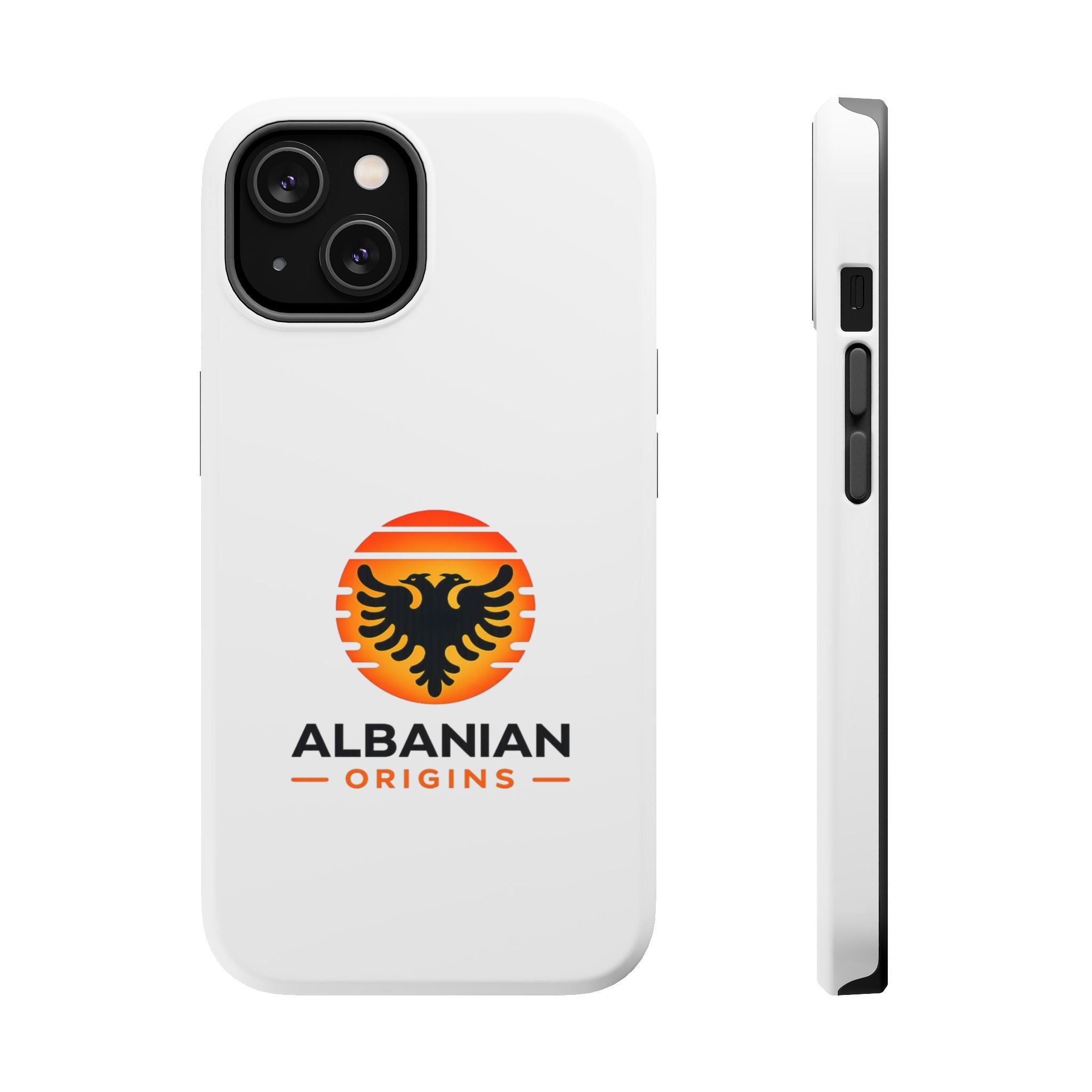 Magnetic Impact-Resistant Cases - Albanian Origins Sun Logo