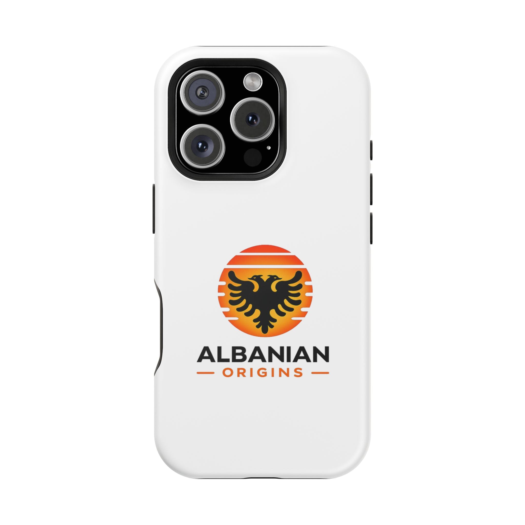 Magnetic Impact-Resistant Cases - Albanian Origins Sun Logo