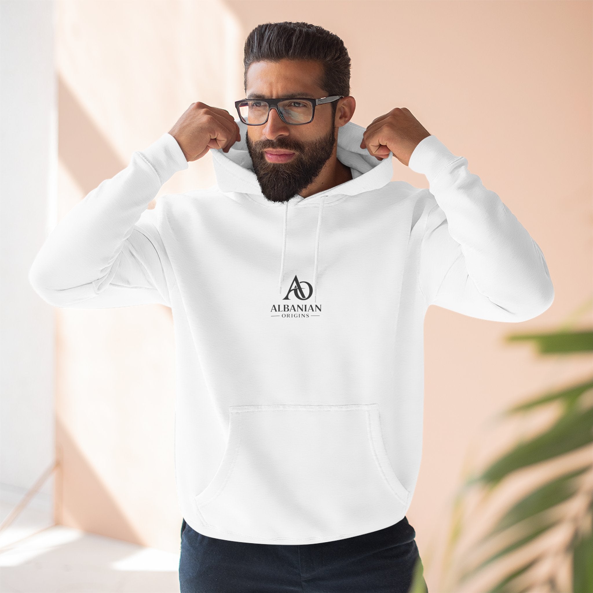 Albanian Origins - Three-Panel Fleece Hoodie