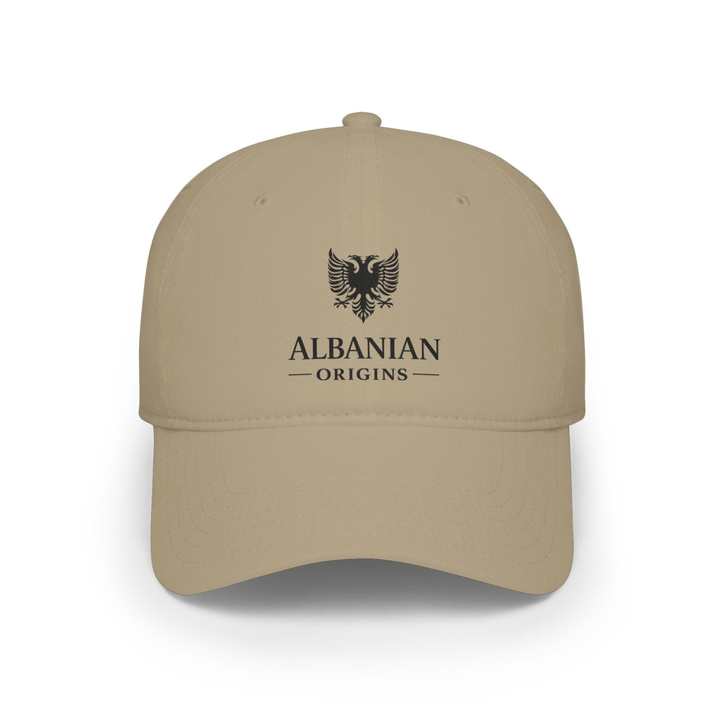 Low Profile Baseball Cap - Albanian Origins Eagle Design