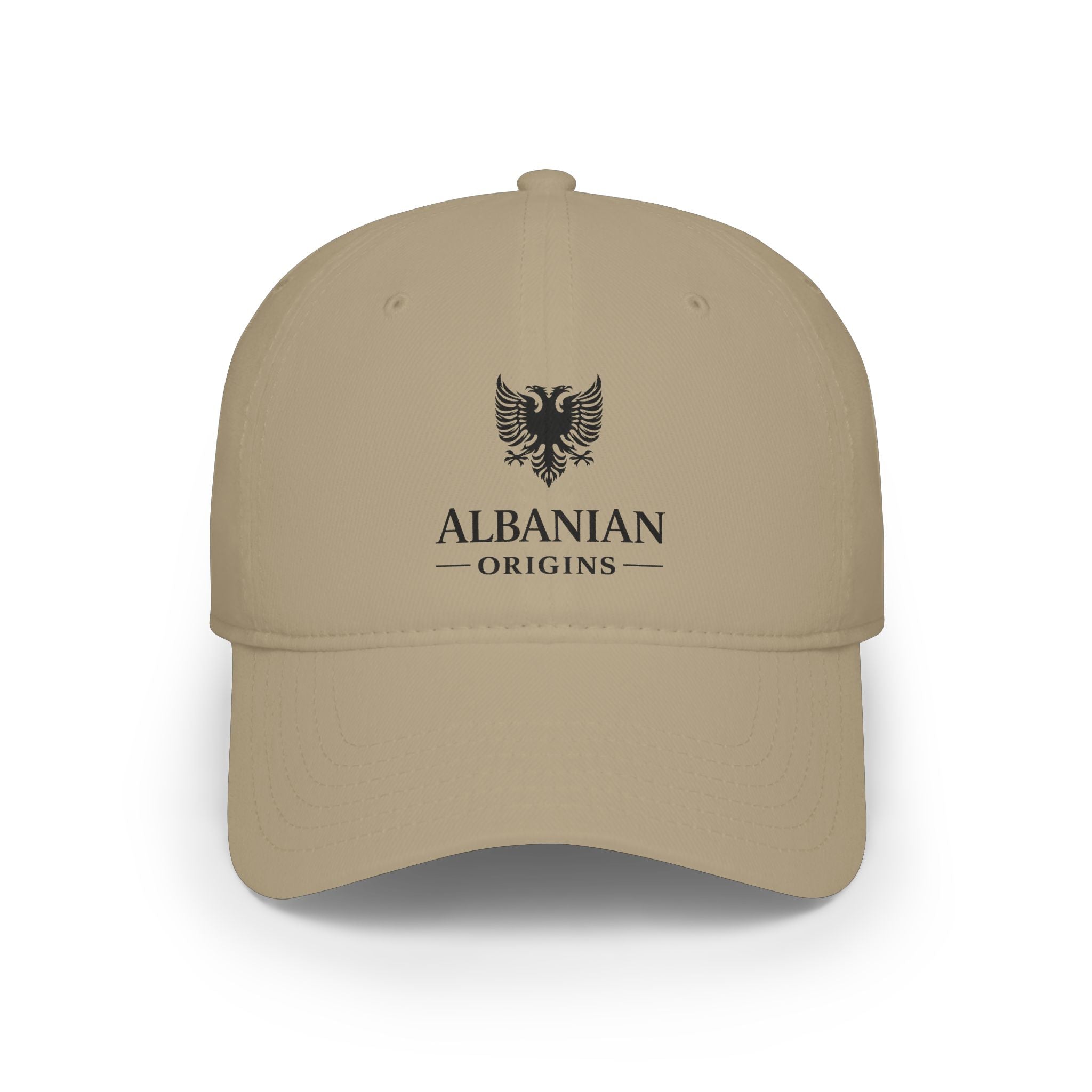 Low Profile Baseball Cap - Albanian Origins Eagle Design