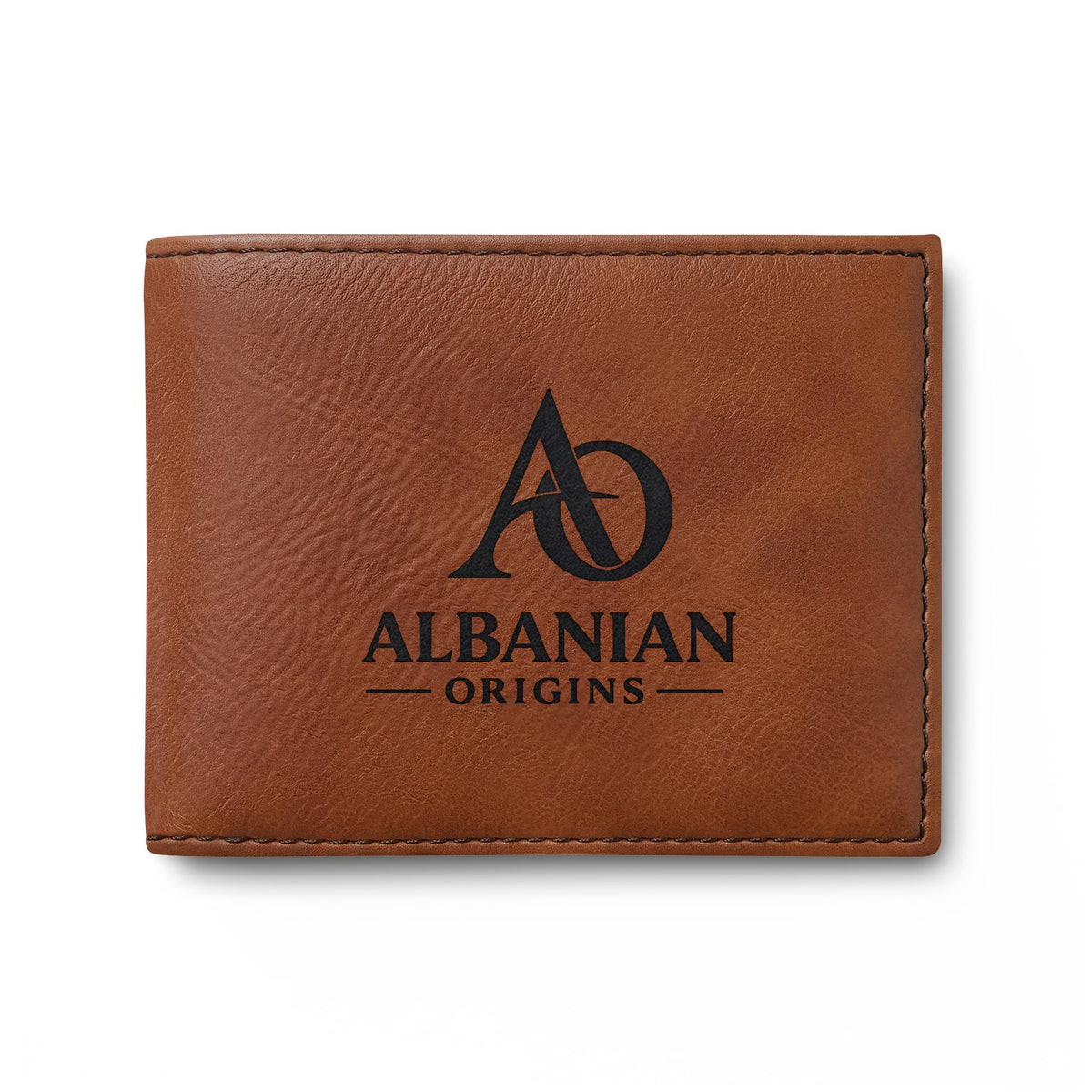 Bi-Fold Wallet with Flip - Albanian Origins Logo
