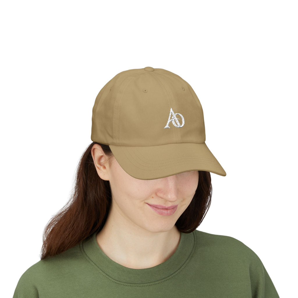 Classic Cap - AO White Logo (Embroidery) - Albanian Origins