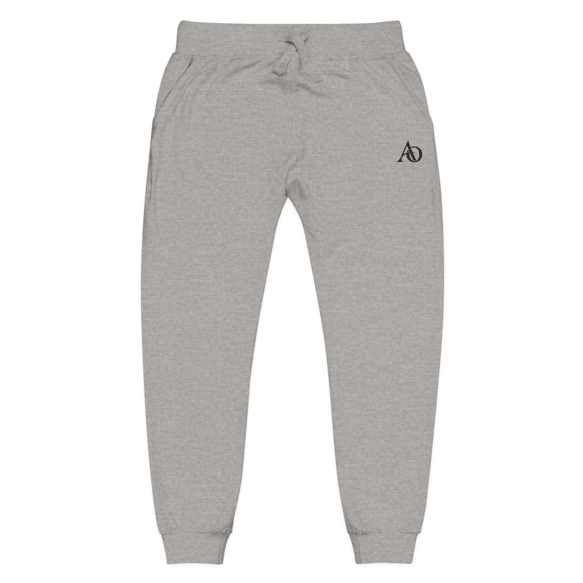 Unisex Fleece Sweatpants (Embroidery) - AO Logo - Albanian Origins