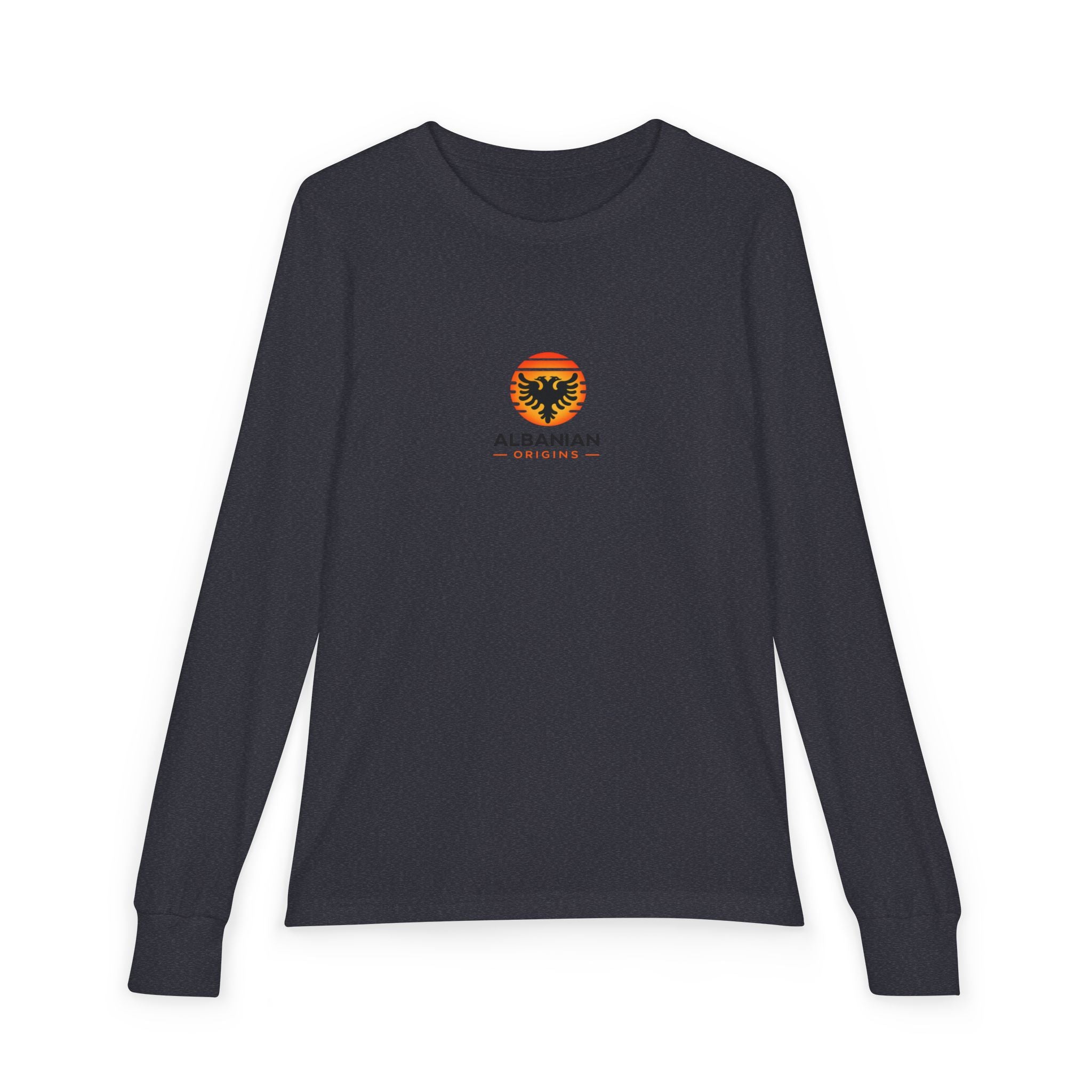 Youth Jersey Long Sleeve Tee - Albanian Origins Sun Logo